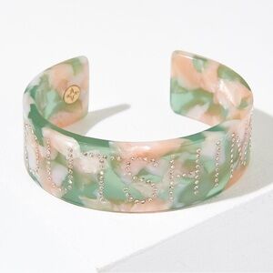 India Hicks “Outshine” Crystal Cuff Bracelet, new in box!